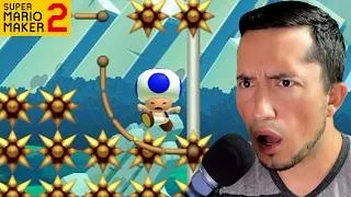 Thumbnail: This level cost me WAY TOO MANY lives!! | Expert NO CHECKPOINT Challenge!! (Super Mario Maker 2)