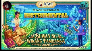 Thumbnail: Wikang Filipino at AI (Instrumental) | Buwan ng Wika 2026 Theme Song 🇵🇭🤖- Official lyric Video