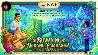 Thumbnail: Wikang Filipino at AI | Buwan ng Wika 2026 Theme Song 🇵🇭🤖- Official lyric Video