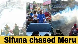 Thumbnail: Sifuna teargassed in Meru as Linda Mwananchi rally ends;Kindiki mocks Sifuna over poor crowd size