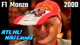 Thumbnail: F1 Monza 2000 Highlights PK mit emotionalen Michael Schumacher Niki Lauda Florian König RTL