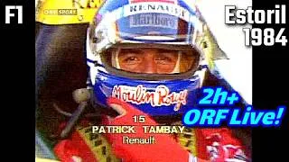 Thumbnail: F1 Estoril 1984 full race XXL Alain Prost vs. Niki Lauda Heinz Prüller ORF SPORT+