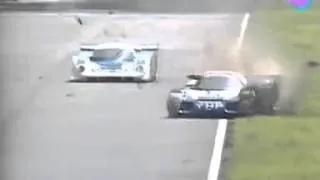 Thumbnail: Nissan R91CP Rolling over and crashing