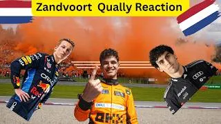 Thumbnail: ZANDVOORT QUALLY REACTION - NORRIS BACK TO BACK & LAWSON & BORTOLETO IMPRESS