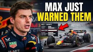 Thumbnail: Max Verstappen WARNS Red Bull… This Must Change After Summer Break