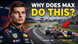 Thumbnail: Why Max Verstappen’s Racing Line Looks WRONG — But Makes Him Faster