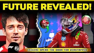 Thumbnail: Ferrari in BIG TROUBLE as Leclerc Opens Door to Verstappen! Hamilton DROPS Honest F1 2026 Verdict!