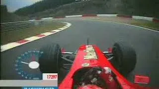 Thumbnail: MICHAEL SCHUMACHER 2001 BELGIUM ONBOARD LAP