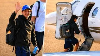 Thumbnail: Kimi Antonelli Greets Fans at Private Jet Departure Belgian Grand Prix Spa Francorchamps 2026