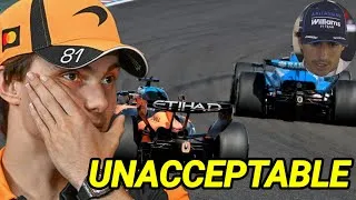 Thumbnail: POTENTIAL WIN GONE! Piastri BLASTS Sainz After Race-Ruining Collision At Hungarian GP | F1 2026