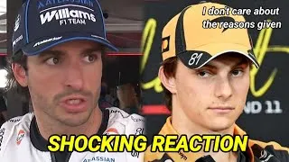 Thumbnail: Oscar Piastri and Carlos sainz Post Race Interview the Hungary GP Reaction| F1 2026