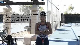 Thumbnail: Journee Henderson - college tennis recruiting video (Fall 2025)