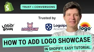 Thumbnail: How to Add Logo Showcase in Shopify - Build Trust and Boost Conversions, Quick Way