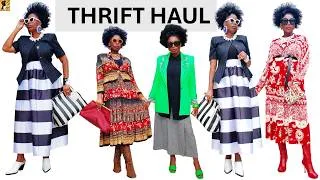 Thumbnail: Thrift Haul & Try-on | Goodwill Vintage Fashion | Modest Style #fashion #thrifting #goodwill #ootd
