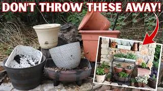 Thumbnail: Don’t Throw Away Old Planters! DIY Mediterranean Courtyard Makeover
