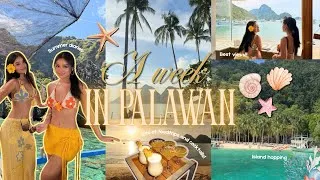 Thumbnail: A WEEK IN PALAWAN 🌴 | Food Trips 🍹, Snorkeling 🤿 & Island Hopping 🏝️ | Fabe Twins