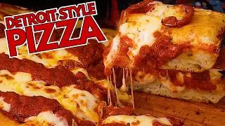 Thumbnail: Detroit Style Pizza Recipe — Wisconsin Brick Cheese