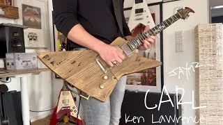 Thumbnail: My James Hetfield Ken Lawrence CARL Explorer Guitar | Metallica Master of Puppets Guitar