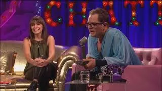 Thumbnail: Davina MaCcall in tight black leather pants