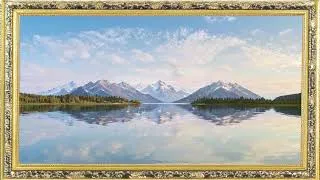 Thumbnail: Turn Your TV into a Masterpiece: Gold Frame Art Wallpaper 🖼️✨