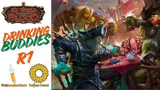 Thumbnail: Drinking Buddies | Ronda 1 | Faboratorium vs Two Generics | Flesh and Blood TCG