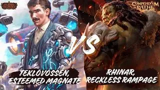 Thumbnail: 🧌 Meat's back on the menu, boys! E09 | Rhinar vs. Teklovossen | Classic Constructed| Flesh and Blood