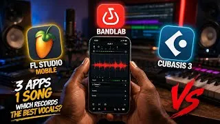 Thumbnail: Bandlab vs FL Studio Mobile and Cubasis. Which app is best for recording vocals on mobile phones