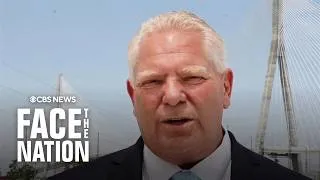 Thumbnail: Ontario Premier Doug Ford says "Canadians love Americans" as Trump's tariffs strain relations