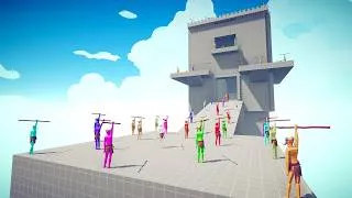 Thumbnail: Battle Royale on the Defend the Tower Map | Totally Accurate Battle Simulator TABS
