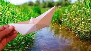 Thumbnail: ⛵ Comment faire un Bateau en papier. Origami facile