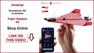 Thumbnail: 🎁 📱✈️ Paper Rocket PowerUp  4.0 Smartphone Controlled Paper Airplane Kit