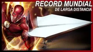 Thumbnail: ✈️⚡ Tutorial Narrado en Español Avión de Papel Record Mundial de Distancia Diseñó John Collins ✈️⚡