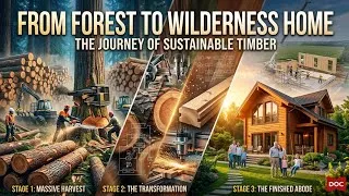 Thumbnail: 🌲 From Forest to Wooden House | Amazing House Building Process