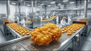 Thumbnail: How Chicken Nuggets Are Made in a Modern Factory | Crispy Fast Food Production