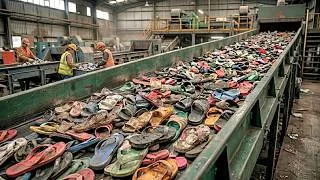 Thumbnail: Incredible Recycling Process: How Old Shoes Become Beautiful Floor Tiles