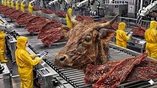 Thumbnail: Inside the Process Of Making Beef Jerky: Amazing USA Jerky Factory (Full Process)
