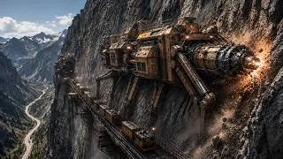 Thumbnail: Engineering marvel: China's $3B road carved into a mountain cliff.