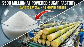 Thumbnail: How a $100 Million Mega Sugar Factory Turns Cane into Crystal Sugar!