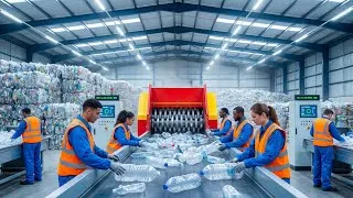 Thumbnail: Inside a $100 Million Mega Factory_ From Plastic Bottles to Luxury Fabric! (Full Process)