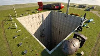 Thumbnail: Garry's Mod Dropping Nuclear Bombs into the Square Giant Pit BOOM!
