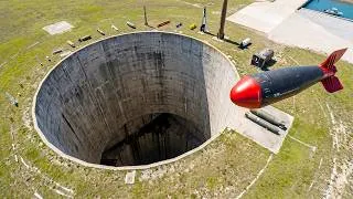 Thumbnail: Garry's Mod Dropping Nuclear Bombs into the Giant Pit BOOM!