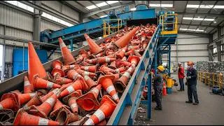 Thumbnail: Inside the Cones Recycling Factory: How Thousands of Traffic Cones Are Recycled into Pallets