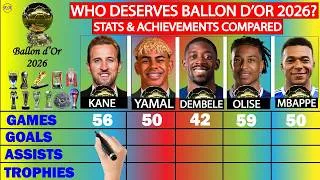 Thumbnail: Ballon d'Or 2026: Kane vs Yamal vs Dembele vs Olise vs Mbappe - DESERVING Winner In terms of Stats