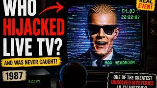 Thumbnail: The Max Headroom TV Hijacking (1987): The Broadcast Hack Nobody Solved 😱