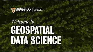 Thumbnail: Welcome to Geospatial Data Science