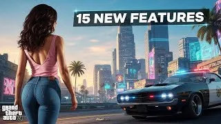 Thumbnail: Never Play GTA 6 Until You Know These 15 Secret Features! 😱