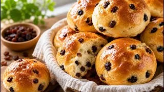 Thumbnail: Easy Home Made Raisin Buns
