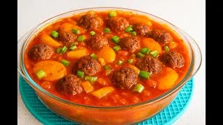 Thumbnail: Easy One-Pan Baked Kofta with Potatoes & Tomato Sauce 