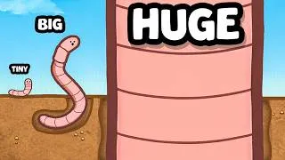 Thumbnail: Evolving a Worm to MAX LEVEL Insect