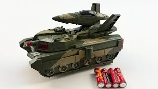 Thumbnail: Unboxing RC cool police car, RC high-speed sports car, airplane-transforming battle car, cartoon car